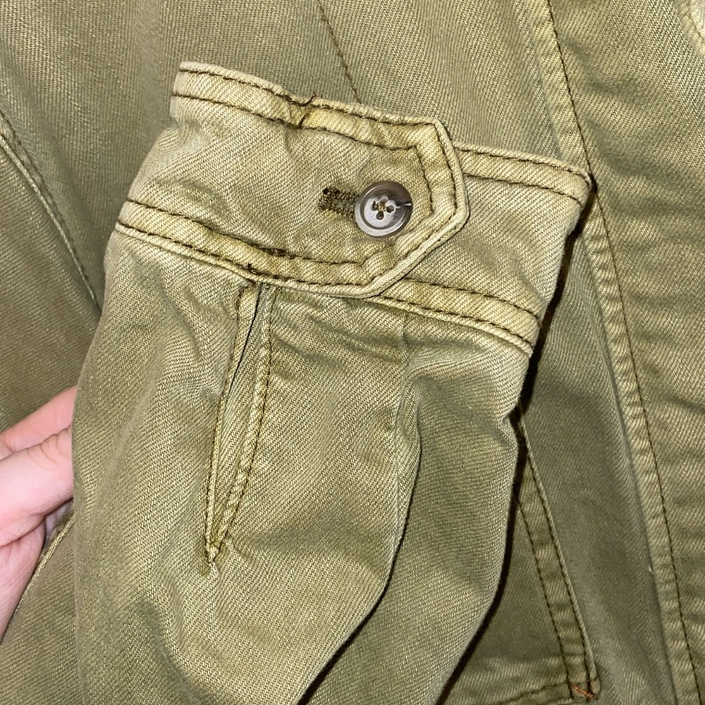 Free People Seize the Day Jacket Cargo Olive - Picture 6 of 11